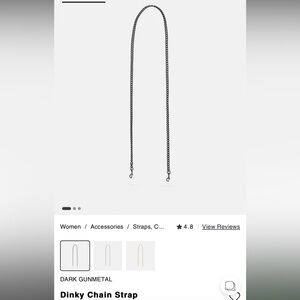 Coach Dinky chain strap